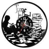 Zegar ścienny z płyty winylowej Time to read 555.14