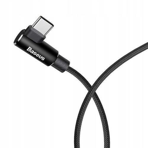 BASEUS Kabel USB-C - kątowy dwustronny - 1 metry | Kolor: Niebieski na Arena.pl