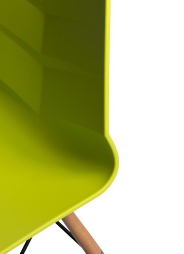 Krzesło leaf dsw limonkowe na Arena.pl