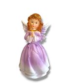 Aniołek Fioletowy 28 Cm Figura Polyresin 520 G