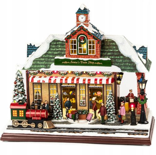 Dekoracja LED Stacja Kolejowa 31cm na Arena.pl