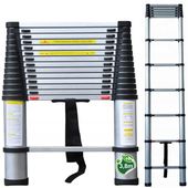 Drabina Teleskopowa Aluminiowa Składana Przystawna 3,8m 13 Stopni 150kg