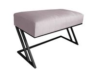 Ławka ZETA LOFT MG55 pufa podnóżek metal