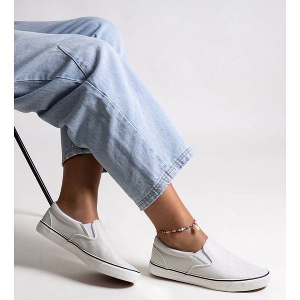 Białe błyszczące trampki r.36 zdjęcie 2