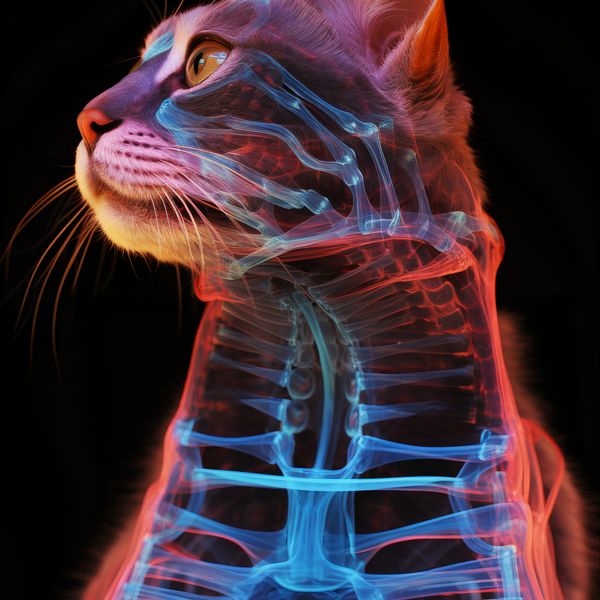 Plakat 80x80cm Anatomia Kota zdjęcie 1