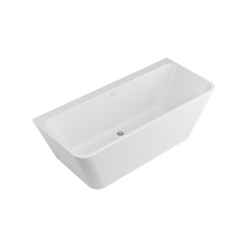 Lila 2.0 wanna prostokątna 160x73 cm przyścienna, biały połysk na Arena.pl