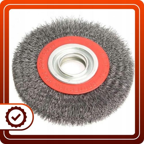SZCZOTKA DRUCIANA do szlifierki stołowej tarczowa 150mm otw 33mm z na Arena.pl
