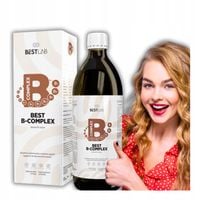 BEST LAB Witamina B Complex BESTLAB Energia Nerwy Metabolizm B6 B12 500ML