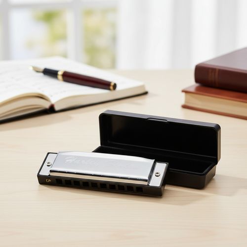 Harmonijka ustna Db-dur / Db-Major Harley Benton Blues Harmonica Etui na Arena.pl