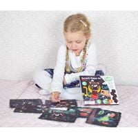 DLA DZIEICI ZESTAW KREATYWNY WYDRAPYWANKI DLA DZIECI 7 EL.