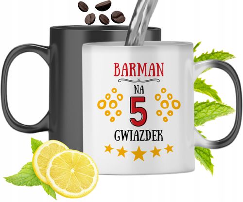 Dla Barmana Kubek Magiczny Na Prezent Urodziny Z Nadrukiem Ze Zdjęciem na Arena.pl