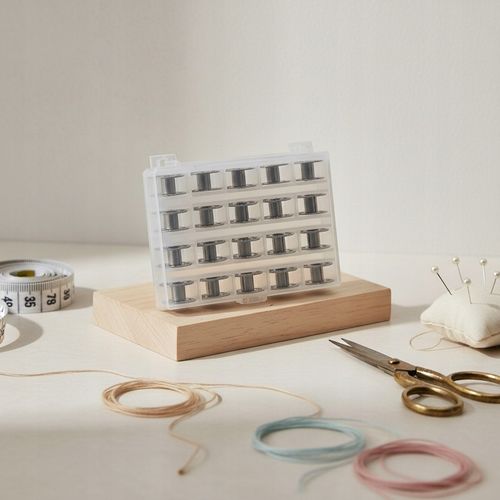 Szpulka do bębenka do maszyny do szycia metalowa 25 szt. pudełko na Arena.pl