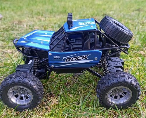 Autko Zdalnie Sterowane MONSTER TRUCK METAL LED dla Dzieci samochód RC auto na Arena.pl