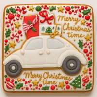 CIASTKO LUKROWANE GARBUS PRESENTS WHITE ROZ.M POZIOM RĘCZNIE ROBIONE