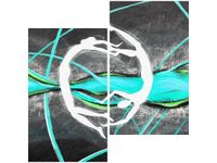 60X60CM TANIEC MORSKIEJ TONI DWU OBRAZ ŚCIAN