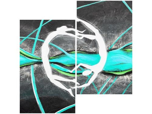 60X60CM TANIEC MORSKIEJ TONI DWU OBRAZ ŚCIAN na Arena.pl