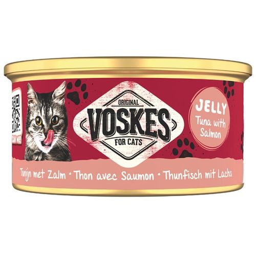 Voskes Tuna With Salmon - tuńczyk z łososiem mokra karma dla kota 85g na Arena.pl
