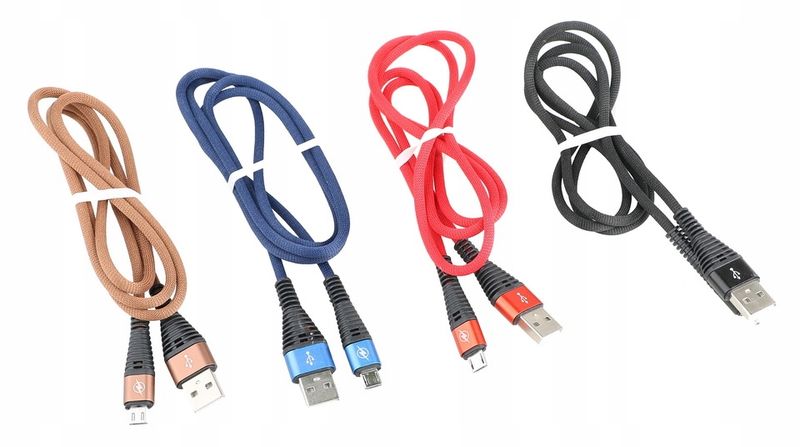 KABEL USB MICRO 1m Ładowarka do Telefonów 1136 zdjęcie 2