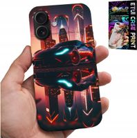 ETUI DO IPHONE 16 - SAMOCHODY FAN, WZORY DLA MĘŻCZYZN +FOLIA