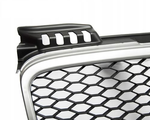 Grill Atrapa AUDI A4 B7 RS-TYPE 04-08 MATT SILVER na Arena.pl