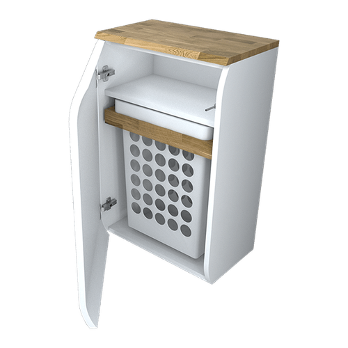 Szafka łazienkowa podwieszana z koszem na pranie 50/32/76,5 cm na Arena.pl