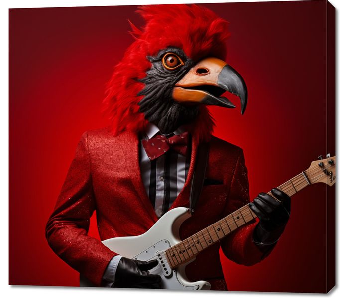 Obraz 100x90cm Zwierzęcy Rock'n'Roll zdjęcie 1