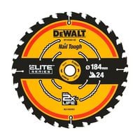 DEWALT PIŁA TARCZOWA  DO ZAGŁĘBIARKI 184mm x 16mm 24z
