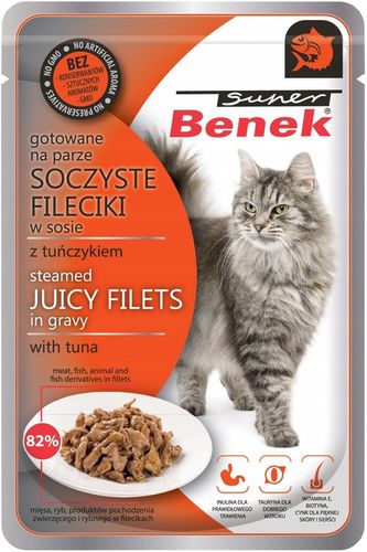 Benek Fileciki Saszetki dla kota 28x Mix Smaków Mokra Karma dla kota na Arena.pl