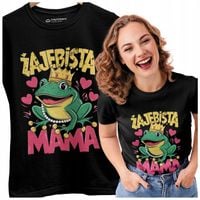 KOSZULKA NA DZIEŃ MAMY PREZENT ŚMIESZNY ŻAJEBISTA MAMA T-SHIRT DAMSKI