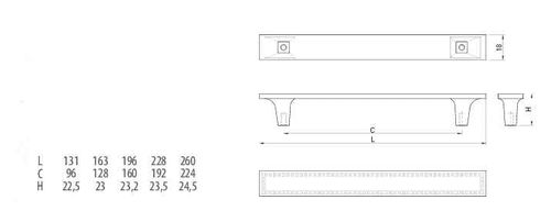 Uchwyt LUCCA, Chrom połysk, 128mm na Arena.pl