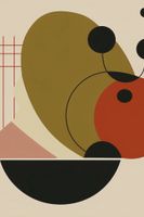 Plakat 20x30cm Geometryczny Balans