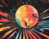 Plakat 76x60,5cm Disco Gra!