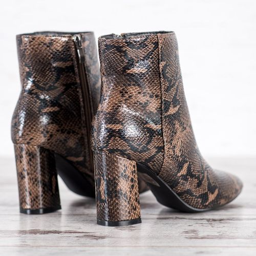 Botki W Szpic Snake Print r.36 na Arena.pl