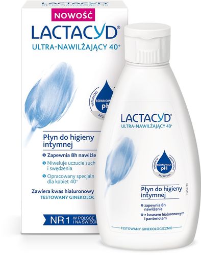 Lactacyd 40+ Ultra - Nawilżający Płyn do higieny intymnej 200ml na Arena.pl
