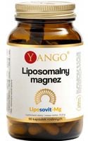 Yango LIPOSOMALNY MAGNEZ wysoko przyswajalny 90kaps wsparcie UKŁAD NERWOWY