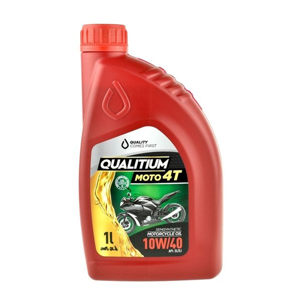 OLEJ MOTOCYKLOWY QUALITIUM MOTO 4T 10W40 1L zdjęcie 2