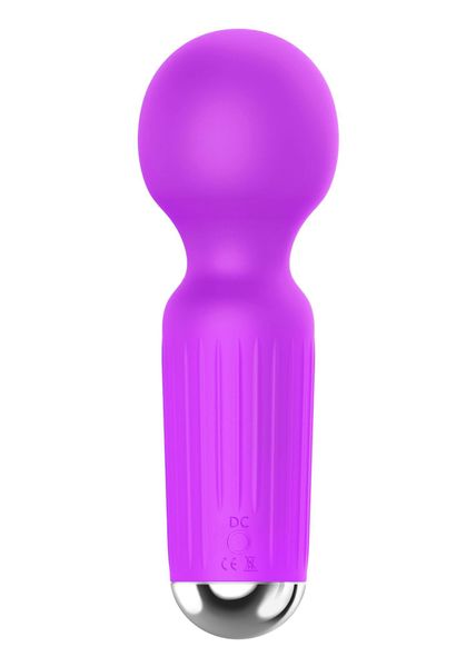 Stymulator-Rechargeable Mini Masager USB 20 Functions - Purple zdjęcie 4