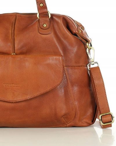 Torebka damska SKÓRZANA miejska Marco Mazzini na Arena.pl