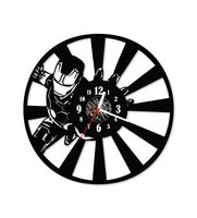 Zegar ścienny z płyty winylowej Iron Man 34.7