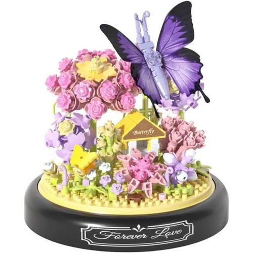 KLOCKI DO BUDOWANIA OGRODU KWIATÓW, ZESTAW KLOCKÓW KWIATY OGRÓDEK, PREZENT na Arena.pl