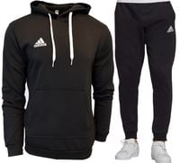 Adidas dres męski komplet dresowy spodnie bluza bawełna roz.L