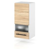 Szafka Kuchenna Wisząca Witryna Modułowa 30cm Spremium Dąb Sonoma