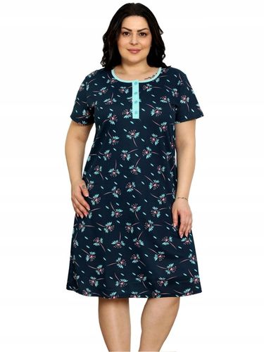 KOSZULA NOCNA 4 guziki LINIA PLUS SIZE nadwymiar DUŻA ROZMIARÓWKA duże XL na Arena.pl