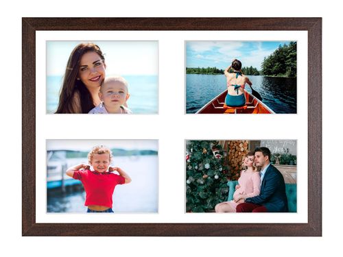 Ramka na 4 zdjęcia Hekla 30x40x4 galeria brązowy 1szt. na Arena.pl