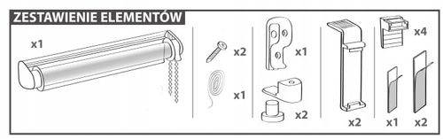 ROLETA DZIEŃ I NOC 35x150 CM Z NAPINACZEM KOLORY na Arena.pl