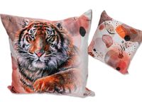 Poduszka z wypełnieniem/suwak - Tygrysy (CARMANI)