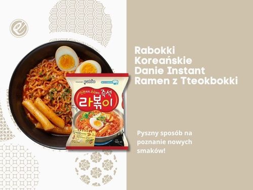 Paldo Rabokki Noodle danie instant ramen tteokbokki 135g na Arena.pl