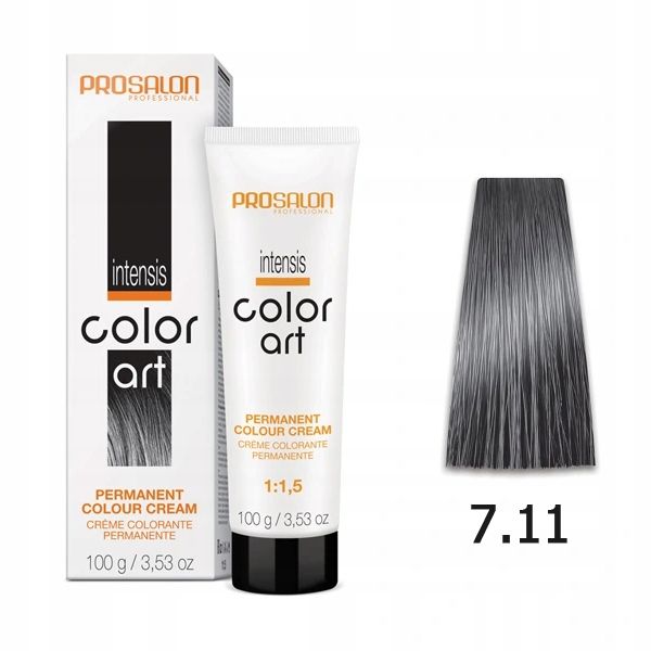 CHANTAL COLOR ART Farba do włosów 7,11 - 100ml zdjęcie 3