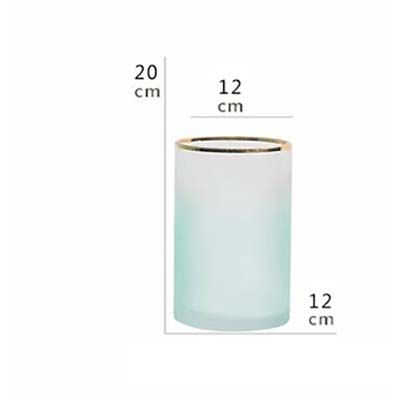 Wazon - Nordic - Matowe Szkło  Hydroponika - HOME Zielony S zdjęcie 1