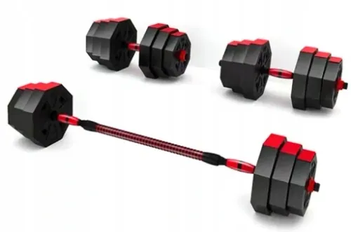 Hantle 2x10kg Bitumiczne Regulowane ZESTAW 20kg na Arena.pl